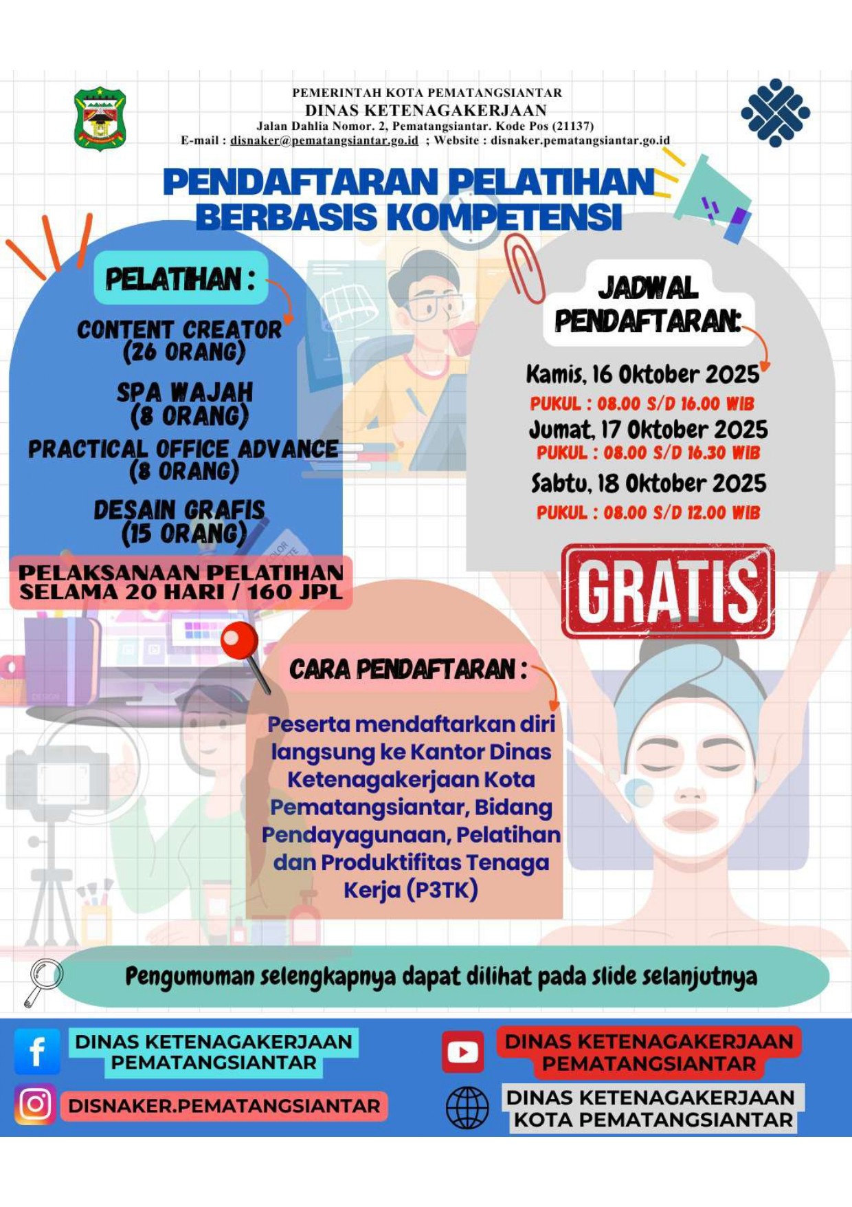 PENGUMUMAN PELATIHAN